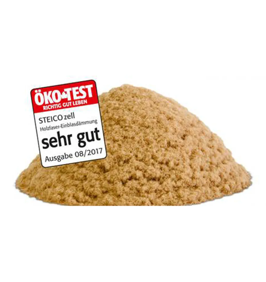 Holzfaser als Einblasdämmstoff